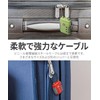 Fosmon (Set of 4) TSA Lock, Wire Lock, Padlock, Key,