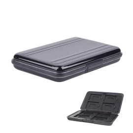 Memory Card Case Storage Waterproof Memory Card Case SD Memory Card Case Waterproof Protective Case for 8 SD and 8 TF Cards, Carry Bag SD Card Case Box for Micro SD SDXC SDHC