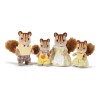 Epoch Sylvanian Families Familia Ardilla Ternurines Ardillas