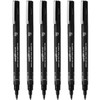 Uni Pin Fineliner Drawing Pens - Chisel Nibs - Black