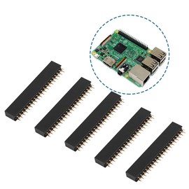 5PCS 2 * 20pins 2.54cm Straight Female PCB Header for