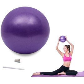 Blackbox Pelota de Yoga de 25 cm - para Entrenamiento, Fitness, Pelota de Pilates, Antideslizante, Pelota para Deporte (Morado)