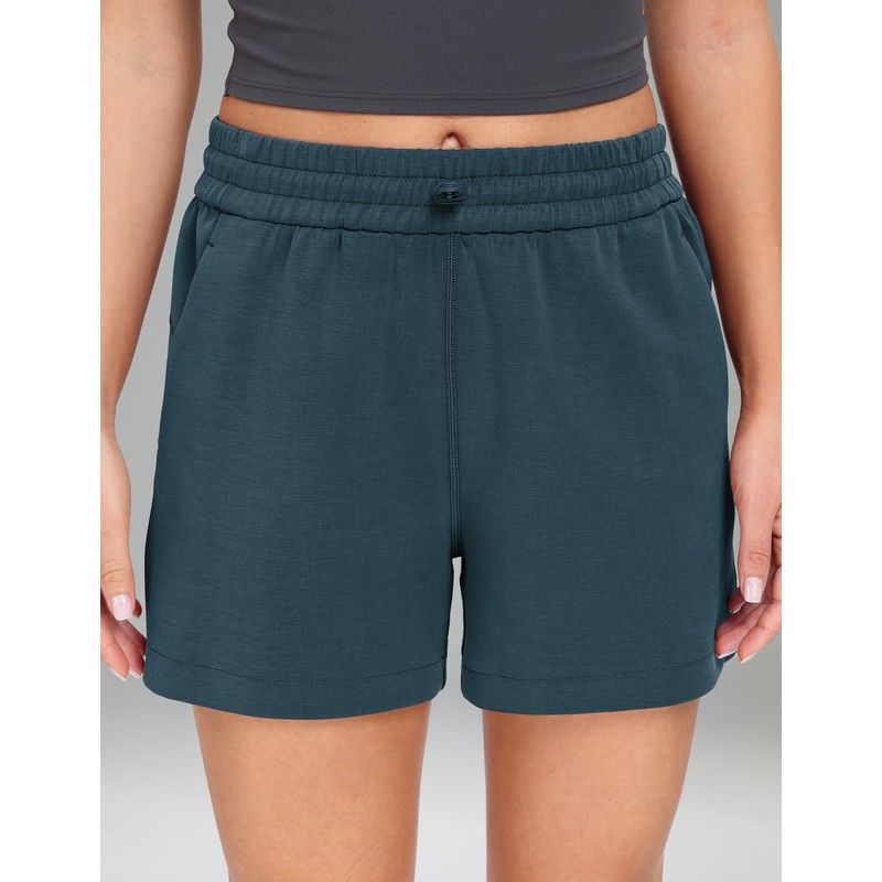 Colorfulkoala Women's High Waisted Ultra Soft Athletic Jersey Shorts Casual