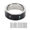 Smart Remote Scrolling-Ring, Wasserdichter One-Click-Foto-Seitenwender-Ring, Bluetooth-Magnetlade-Scrolling-Ring für TikTok, E-Reader (Größe