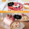 Party Food Labels for Buffet, 56 Pieces Food Label Flags