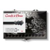 Conté à Paris Sketching Carre Crayons - Black HB (Pack