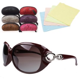 Alleygem Women's Sunglasses, Sunburn Protection, UV 400, 99.9% Protection, Whitening, Beautiful Skin, Pollen, claret