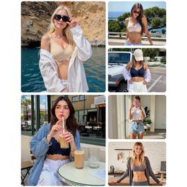 Vertvie Seamless Bras for Women No Underwire Wireless Push Up Bra Support Full Coverage Bralette Comfort Everyday Sports Bra(Nude,3X-Large)