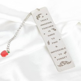 Thank You Teacher Bookmark Gifts from Students Graduation Retirement Gifts for Teachers Birthday Gifts for Professor Supervisor Instructors Principal Appreciation Gift