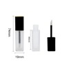 UPSTORE 3 Pcs 5ml Frosted Glass Lip Gloss Tubes Refillable