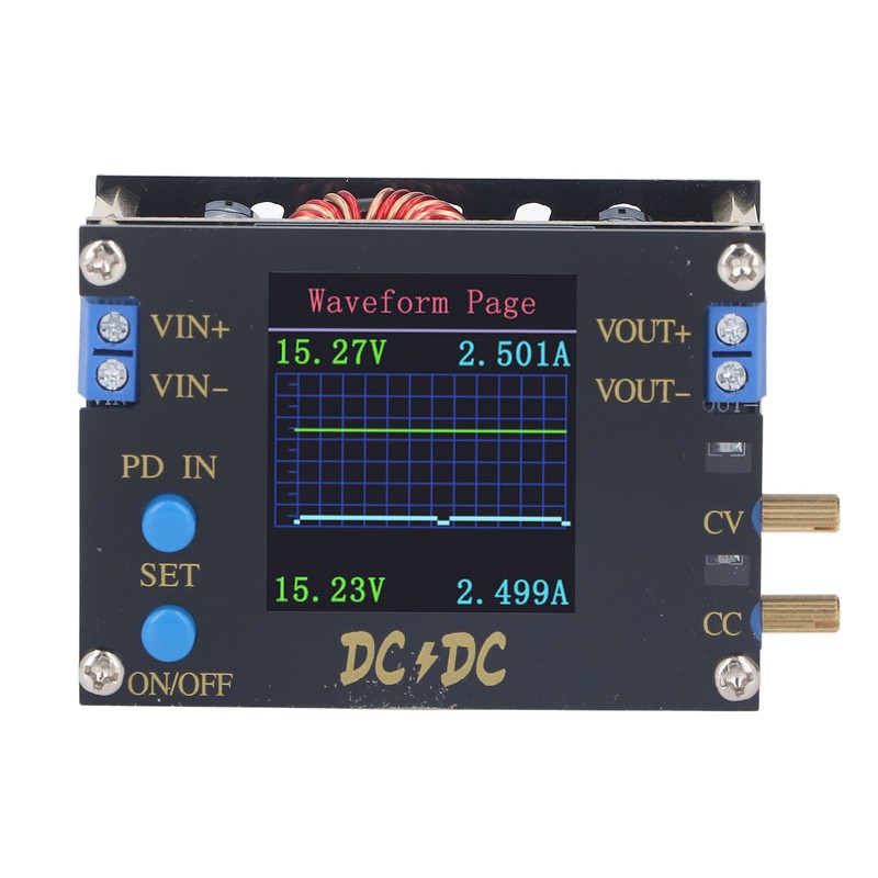 DC Buck Boost Converter Adjustable Voltage CC CV Power Supply