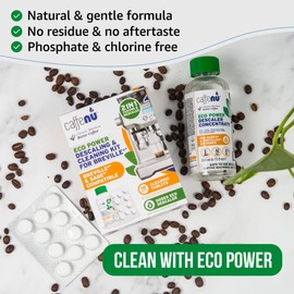 Sage Compatible Descaling Solution & 10 Sage Cleaning Tablets. 200ml Sage Descaler Compatible with All Sage and Breville Coffee Machines. Removes Limescale and Provides Hotter Coffee