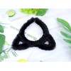 Bonnie Z. Leonardo Plush Cat Ears Headband Black