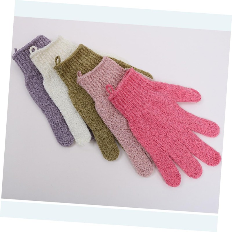 Guantes de Baño Exfoliantes de Cinco Dedos KALLORY x 5