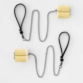 Play Juggling Poseidon Fire Poi Fast-Replace - Pure Kevlar® Fire Chains Flameable Bolas (Loop 50 mm)