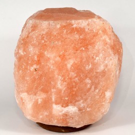 Large 7.5" 13.6lb Pink Himalayan Salt Lamp Natural Decor Crystal Stone Halite Mineral Rough Night Light Lamp Rock Salt w/Cord and LED Bulb