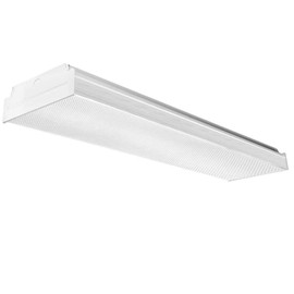 AntLux 2FT LED Wraparound Flush Mount LED Garage Lights, 20W 2400LM, 4000K Neutral White, 2 Foot LED Wrap Light, Integrated Linear Ceiling Lighting Fixture for Kitchen, Laundry, Workshop, Closet
