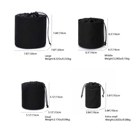YONBEN Purse Organizer Insert, Bag Compartment Organizer with Pure Cotton Canvas, Bag Insert Organizer with Round Storage Pocket and Purse Liner Insert included - Bag Shaper Easy Access