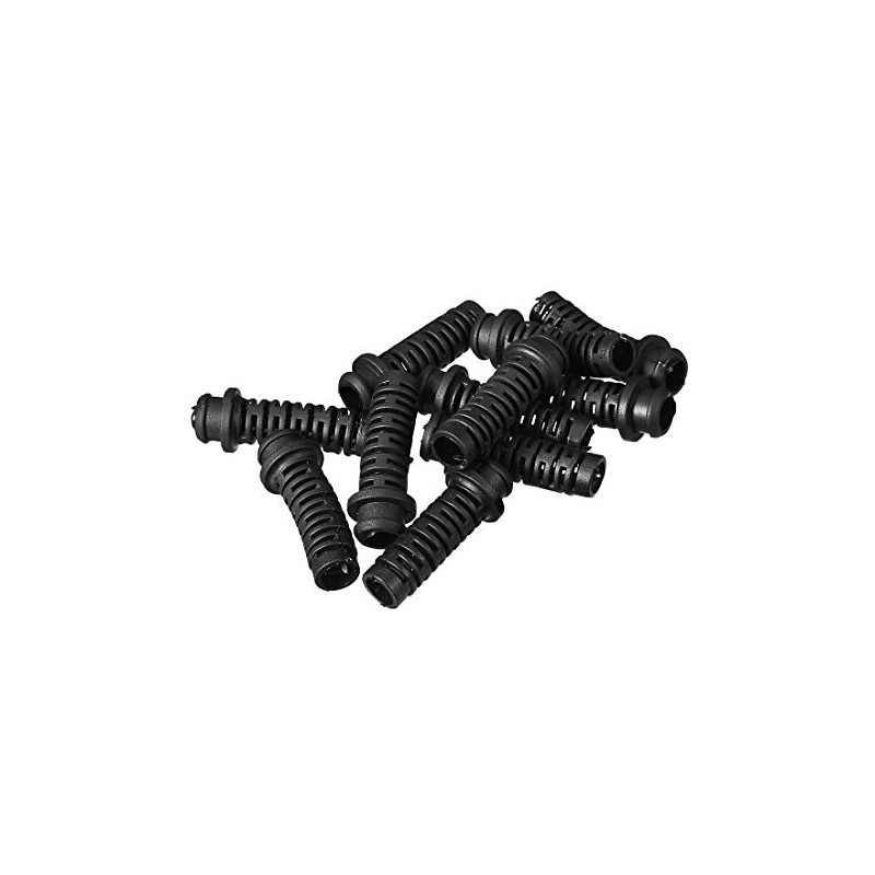 sourcing map Pack of 10 PVC Strain Relief Cable Kink