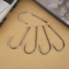 100Pcs 6/0# High Carbon Steel Sharp Fish Hooks with Barb