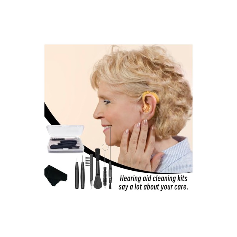 Hearing Aid Cleaning Set, Hearing Aid Cleaning Tools, Hearing Aid