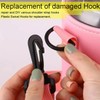 10pcs Plastic Swivel Snap Hooks Hardware Side Release Buckle Paracord