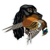 Gordon Setter with Pheasant Sticker Decal