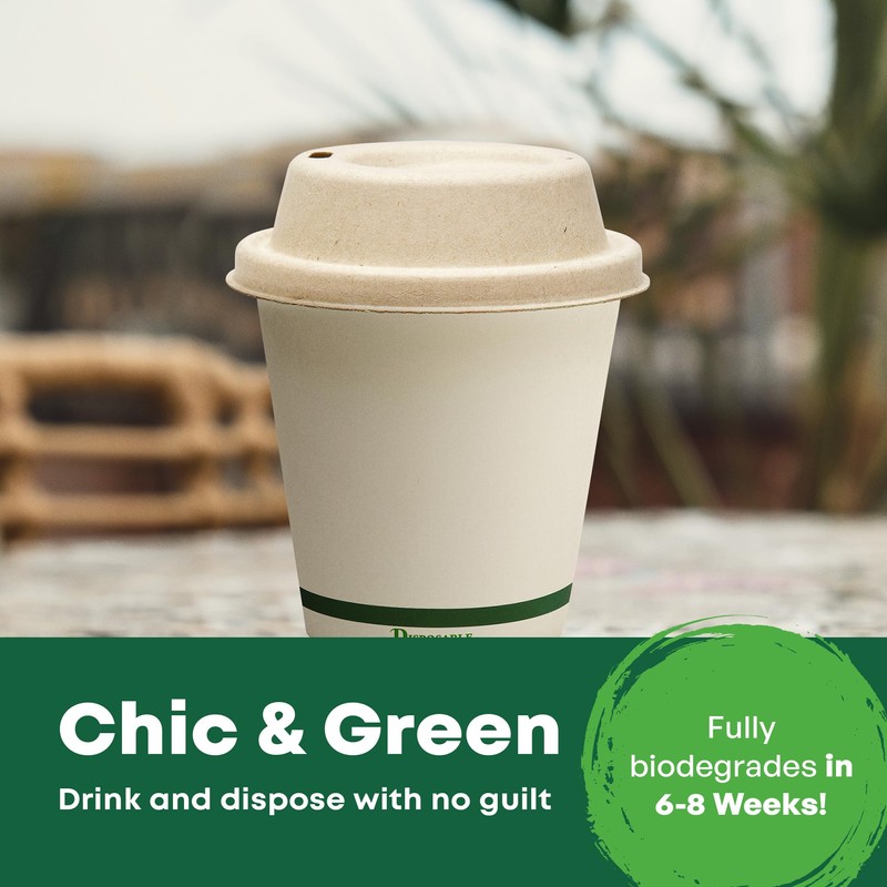 DISPOSABLE GREEN - Cup Lid for NEXTGEN Coffee Cups, Coffee