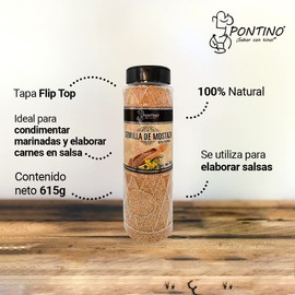Pontino Semilla de Mostaza, 615 g