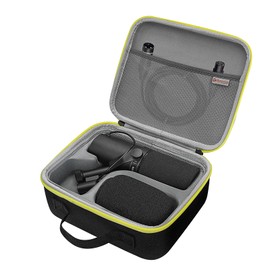 YOTESO Shure SM7B and Podcast Microphone Case - Hard EVA Material, Bi-Directional Zipper, Compact Size for Easy Travel - Fits Shure SM7B, MV7, MV7X (Box Only)