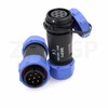 ZBLZGP WEIPU SP21 7 Pin SP2110/P+SP2111/S Industrial Plastic IP68 Male