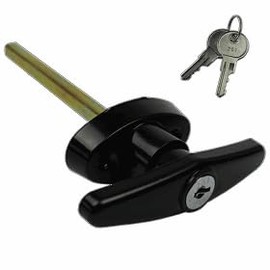 EasyKeys Global Link T-Handle Storage Shed/Garage Lock GDL-TH50KA-BLK