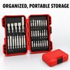 37 Piece Impact Screwdriver Bit Set for Drilling and Fastening