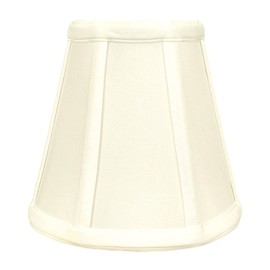 Royal Designs, Inc. BS-707FC-6EG-2 Deep Empire Basic Lamp Shade with Flame Clip, 3.5 x 6 x 5.75, Eggshell, 2-Pack