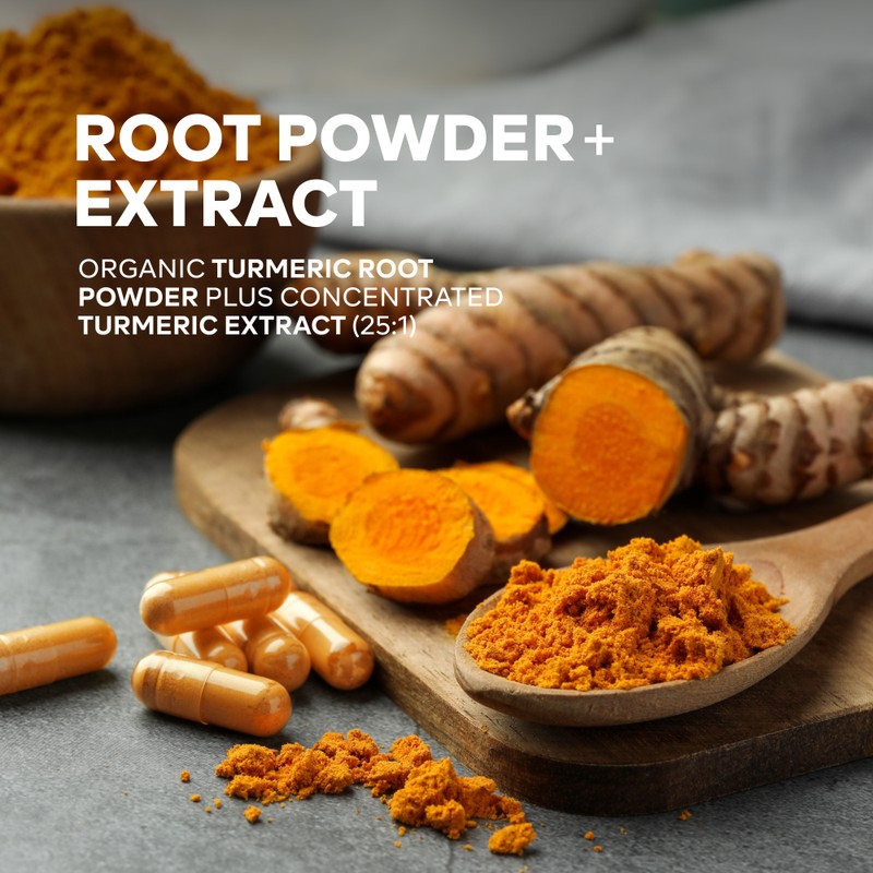 Wellsgoing Turmeric Curcumin 2300mg with Black Pepper Extract – High