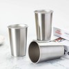 MEWAY Premium Stainless Steel Cups 16 oz Pint Cup Tumbler