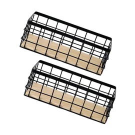 Ciieeo 2pcs Versatile Wall Mounted Storage for Bathroom Kitchen Bedroom Sturdy Decorative Bins for Organizing Spices Household Items Modern Aesthetic Design