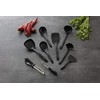 Shimomura Kogyo Verdun Black VB-207 Nylon Tamagoyaki Turner, Antibacterial, Dishwasher