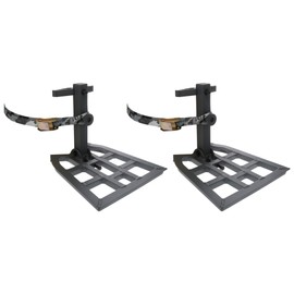 Hawk Helium Hammock Apex Full Aluminum Mobile Reliable Silent Hunting Platform with Tree Digger Teeth and Silent Use Attachment Pull Strap (2 Pack)