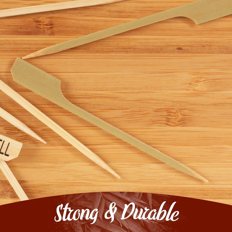 BambooMN 3.5" (9cm) Medium Rare Steak Doneness Marking Bamboo Paddle