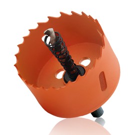 Hole Saw Universal Hole Cutter Bi-Metal 60 mm Hole Drill Set HSS Bi-Metal for Metal, Aluminium, Rustproof, Wood, PVC, Stainless Steel and Plastic Plate