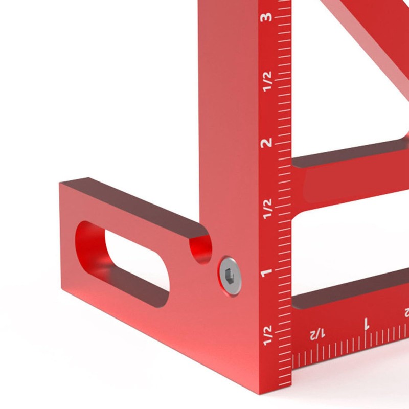 Regla Triangular de Inglete, Regla de Medición Multiángulo de Alta