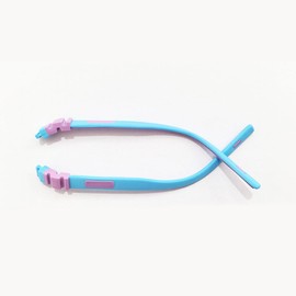 Glasses Replacement Leg Silicone Eyeglasses Arms Accessories Anti-Slip Child Glasses Leg Replacement Repair Kit(Purple)