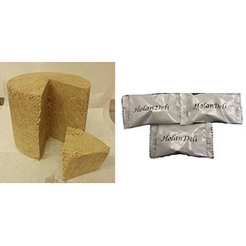 Fresh Imported Natural "Hand Cut" Sunflower Halva 1lbs by HolanDeli. Includes Exclusive HolanDeli Chocolate Mints.