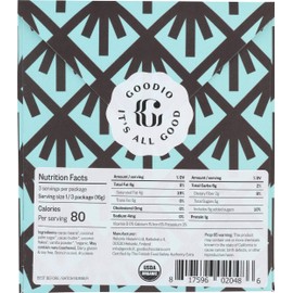 Goodio Organic Chocolate Bar, Coconut 51%, 1.7 Ounce, Vegan, Gluten-free, Soy-Free, non-GMO