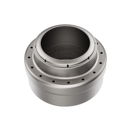 Alcohol Stove, Titanium, Lightweight, Rustproof, Camping, Heavy Duty, Alcohol Stove Set, Alcohol Burner, Camping, Solo Camping, Outdoors, Pure Titanium for Motorcycle Touring and Camping