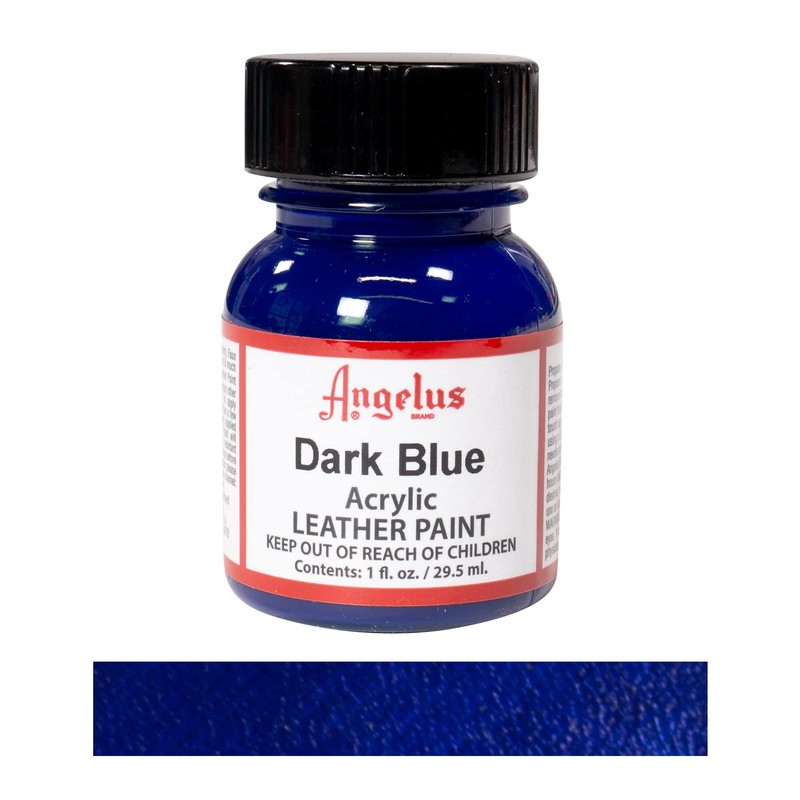 Angelus Pintura Acrílica Azul Oscuro para Cuero 29.5 ml