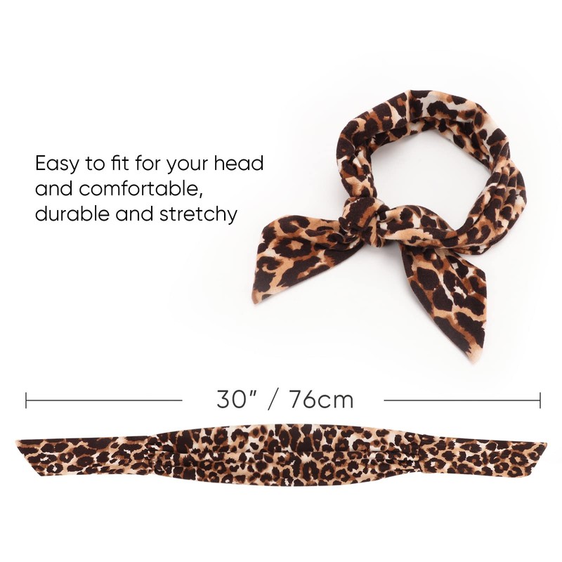 DRESHOW 6 Pack Women Headbands Wide Elastic Hair Bands Head