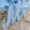 Mr and Mrs Signs Wedding Table Decorations, Wooden Freestanding Letters