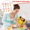 Leaf Cookie Mold - Cute Pie Crust Cutter - Pressable